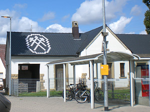 Bahnhofnebengebäude in Schemmerberg